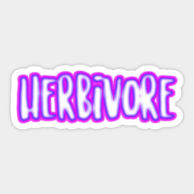 HERBIVORE Sticker by edajylix